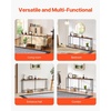 image:imageVEVOR Narrow Console Table 709 Behind Couch Shelf with Power Outlets 1Tier Long Entryway Shelf Narrow Sofa Table with Metal Frame and Charge Station for Entryway Hallway Living Room