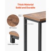 image:imageVEVOR Narrow Console Table 709 Behind Couch Shelf with Power Outlets 1Tier Long Entryway Shelf Narrow Sofa Table with Metal Frame and Charge Station for Entryway Hallway Living Room