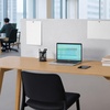 image:imageVEVOR Office Divider Privacy Partitions 2Pack 72 x 48 Room Divider Walls PET Workstation Cubicle Partition with Frosted Acrylic Windows Freestanding Privacy Panels for Office Library SchoolOpaque
