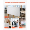 image:imageVEVOR Office Divider Privacy Partitions 2Pack 72 x 48 Room Divider Walls PET Workstation Cubicle Partition with Frosted Acrylic Windows Freestanding Privacy Panels for Office Library SchoolOpaque