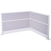 image:imageVEVOR Office Divider Privacy Partitions 2Pack 72 x 48 Room Divider Walls PET Workstation Cubicle Partition with Frosted Acrylic Windows Freestanding Privacy Panels for Office Library SchoolOpaque