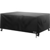 image:imageVEVOR Patio Furniture Cover 420D Heavy Duty Waterproof Outdoor Dining Table and Chairs Cover Large Rectangular Patio Table Covers with Air Vent for All Weather 74L x 47W x 28H inch Black88L x 62W x 28H