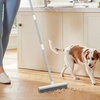 image:imageVEVOR Pet Hair Removal Broom 5846 in Adjustable Long Handle Rubber Broom with Built in Squeegee Reusable Dog Cat Hair Remover for Couch Furniture Hardwood Floor Tile