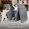 image:imageVEVOR Play Couch Modular Kids Nugget Couch 15pcs Toddler Foam Sofa Couch with HighDensity 25D Sponge for Playing Creating Sleeping Imaginative Kids Furniture for Bedroom and Playroom10 Pcs