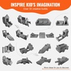image:imageVEVOR Play Couch Modular Kids Nugget Couch 15pcs Toddler Foam Sofa Couch with HighDensity 25D Sponge for Playing Creating Sleeping Imaginative Kids Furniture for Bedroom and PlayroomModular
