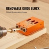 image:imageVEVOR Pocket Hole Jig 56 Pcs Mini Jig Pocket Hole System with 9 Cclamp Step Drill Wrench Drill Stop Ring Square Drive Bit and Screws for DIY Carpentry ProjectsPro