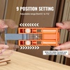 image:imageVEVOR Pocket Hole Jig 56 Pcs Mini Jig Pocket Hole System with 9 Cclamp Step Drill Wrench Drill Stop Ring Square Drive Bit and Screws for DIY Carpentry ProjectsMini