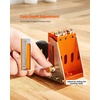 image:imageVEVOR Pocket Hole Jig Kit 34 Pcs Pocket Hole Jig System with 11 Cclamp Fixture Step Drills Wrenches Drill Stop Rings Square Drive Bits Toolbox Adjustable for DIY Carpentry ProjectsOrange