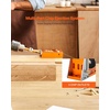 image:imageVEVOR Pocket Hole Jig Kit 34 Pcs Pocket Hole Jig System with 11 Cclamp Fixture Step Drills Wrenches Drill Stop Rings Square Drive Bits Toolbox Adjustable for DIY Carpentry ProjectsOrange