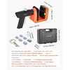 image:imageVEVOR Pocket Hole Jig Kit 34 Pcs Pocket Hole Jig System with 11 Cclamp Fixture Step Drills Wrenches Drill Stop Rings Square Drive Bits Toolbox Adjustable for DIY Carpentry ProjectsBlack
