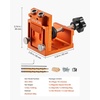 image:imageVEVOR Pocket Hole Jig Kit 34 Pcs Pocket Hole Jig System with 11 Cclamp Fixture Step Drills Wrenches Drill Stop Rings Square Drive Bits Toolbox Adjustable for DIY Carpentry ProjectsOrange