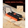image:imageVEVOR Pocket Hole Jig Kit 34 Pcs Pocket Hole Jig System with 11 Cclamp Fixture Step Drills Wrenches Drill Stop Rings Square Drive Bits Toolbox Adjustable for DIY Carpentry ProjectsOrange