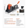 image:imageVEVOR Pocket Hole Jig Kit 34 Pcs Pocket Hole Jig System with 11 Cclamp Fixture Step Drills Wrenches Drill Stop Rings Square Drive Bits Toolbox Adjustable for DIY Carpentry ProjectsBlack