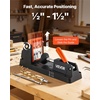 image:imageVEVOR Pocket Hole Jig Kit 34 Pcs Pocket Hole Jig System with 11 Cclamp Fixture Step Drills Wrenches Drill Stop Rings Square Drive Bits Toolbox Adjustable for DIY Carpentry ProjectsBlack