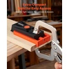 image:imageVEVOR Pocket Hole Jig Kit 34 Pcs Pocket Hole Jig System with 11 Cclamp Fixture Step Drills Wrenches Drill Stop Rings Square Drive Bits Toolbox Adjustable for DIY Carpentry ProjectsOrange