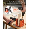 image:imageVEVOR Pocket Hole Jig Kit 34 Pcs Pocket Hole Jig System with 11 Cclamp Fixture Step Drills Wrenches Drill Stop Rings Square Drive Bits Toolbox Adjustable for DIY Carpentry ProjectsBlack