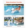 image:imageVEVOR Pool Lounge Chairs Set of 2 Chaise Lounger with Headrest Water Weighted inPool Lounger Chairs for up to 15 Water Depths AntiFloating Patio Furniture for Sun Shelf amp Tanning Ledge 440LBS