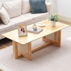image:imageVEVOR Rattan Coffee Table Rectangle PE Rattan Woven Wood Coffee Table with MDF Top 32Inch Modern Boho Style Storage Table with Retro Metal Hinges for Living Room Bedroom amp Small Spaces47InchWood