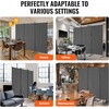 image:imageVEVOR Room Divider 3 Panel Room Divider Folding Privacy Screen and Portable Partition Divider for Room Separation Freestanding Room Partitions for Office Bedroom BlackGrey