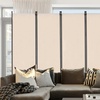 image:imageVEVOR Room Divider 3 Panel Room Divider Folding Privacy Screen and Portable Partition Divider for Room Separation Freestanding Room Partitions for Office Bedroom BlackBeige