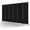 image:imageVEVOR Room Divider 3 Panel Room Divider Folding Privacy Screen and Portable Partition Divider for Room Separation Freestanding Room Partitions for Office Bedroom BlackBlack