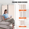 image:imageVEVOR Room Divider 3 Panel Room Divider Folding Privacy Screen and Portable Partition Divider for Room Separation Freestanding Room Partitions for Office Bedroom BlackBeige