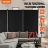 image:imageVEVOR Room Divider 3 Panel Room Divider Folding Privacy Screen and Portable Partition Divider for Room Separation Freestanding Room Partitions for Office Bedroom BlackBlack