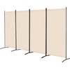 image:imageVEVOR Room Divider 3 Panel Room Divider Folding Privacy Screen and Portable Partition Divider for Room Separation Freestanding Room Partitions for Office Bedroom BlackBeige
