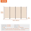 image:imageVEVOR Room Divider 3 Panel Room Divider Folding Privacy Screen and Portable Partition Divider for Room Separation Freestanding Room Partitions for Office Bedroom BlackBeige