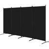 image:imageVEVOR Room Divider 3 Panel Room Divider Folding Privacy Screen and Portable Partition Divider for Room Separation Freestanding Room Partitions for Office Bedroom BlackBlack