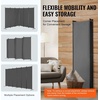 image:imageVEVOR Room Divider 3 Panel Room Divider Folding Privacy Screen and Portable Partition Divider for Room Separation Freestanding Room Partitions for Office Bedroom BlackGrey