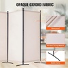 image:imageVEVOR Room Divider 3 Panel Room Divider Folding Privacy Screen and Portable Partition Divider for Room Separation Freestanding Room Partitions for Office Bedroom BlackBeige