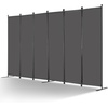 image:imageVEVOR Room Divider 3 Panel Room Divider Folding Privacy Screen and Portable Partition Divider for Room Separation Freestanding Room Partitions for Office Bedroom BlackGrey