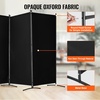 image:imageVEVOR Room Divider 3 Panel Room Divider Folding Privacy Screen and Portable Partition Divider for Room Separation Freestanding Room Partitions for Office Bedroom BlackBlack