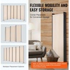 image:imageVEVOR Room Divider 3 Panel Room Divider Folding Privacy Screen and Portable Partition Divider for Room Separation Freestanding Room Partitions for Office Bedroom BlackBeige