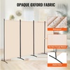 image:imageVEVOR Room Divider 3 Panel Room Divider Folding Privacy Screen and Portable Partition Divider for Room Separation Freestanding Room Partitions for Office Bedroom BlackBeige