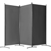 image:imageVEVOR Room Divider 3 Panel Room Divider Folding Privacy Screen and Portable Partition Divider for Room Separation Freestanding Room Partitions for Office Bedroom BlackGrey