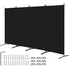 image:imageVEVOR Room Divider 3 Panel Room Divider Folding Privacy Screen and Portable Partition Divider for Room Separation Freestanding Room Partitions for Office Bedroom BlackBlack