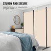 image:imageVEVOR Room Divider 3 Panel Room Divider Folding Privacy Screen and Portable Partition Divider for Room Separation Freestanding Room Partitions for Office Bedroom BlackBeige
