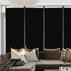 image:imageVEVOR Room Divider 3 Panel Room Divider Folding Privacy Screen and Portable Partition Divider for Room Separation Freestanding Room Partitions for Office Bedroom BlackBlack
