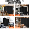 image:imageVEVOR Room Divider 3 Panel Room Divider Folding Privacy Screen and Portable Partition Divider for Room Separation Freestanding Room Partitions for Office Bedroom BlackBlack