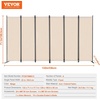 image:imageVEVOR Room Divider 3 Panel Room Divider Folding Privacy Screen and Portable Partition Divider for Room Separation Freestanding Room Partitions for Office Bedroom BlackBeige