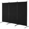 image:imageVEVOR Room Divider 3 Panel Room Divider Folding Privacy Screen and Portable Partition Divider for Room Separation Freestanding Room Partitions for Office Bedroom BlackBlack