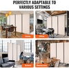 image:imageVEVOR Room Divider 3 Panel Room Divider Folding Privacy Screen and Portable Partition Divider for Room Separation Freestanding Room Partitions for Office Bedroom BlackBeige