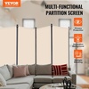 image:imageVEVOR Room Divider 3 Panel Room Divider Folding Privacy Screen and Portable Partition Divider for Room Separation Freestanding Room Partitions for Office Bedroom BlackBeige