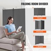 image:imageVEVOR Room Divider 3 Panel Room Divider Folding Privacy Screen and Portable Partition Divider for Room Separation Freestanding Room Partitions for Office Bedroom BlackGrey