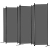 image:imageVEVOR Room Divider 3 Panel Room Divider Folding Privacy Screen and Portable Partition Divider for Room Separation Freestanding Room Partitions for Office Bedroom BlackGrey