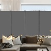 image:imageVEVOR Room Divider 3 Panel Room Divider Folding Privacy Screen and Portable Partition Divider for Room Separation Freestanding Room Partitions for Office Bedroom BlackGrey