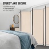 image:imageVEVOR Room Divider 3 Panel Room Divider Folding Privacy Screen and Portable Partition Divider for Room Separation Freestanding Room Partitions for Office Bedroom BlackBeige
