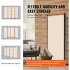 image:imageVEVOR Room Divider 3 Panel Room Divider Folding Privacy Screen and Portable Partition Divider for Room Separation Freestanding Room Partitions for Office Bedroom BlackBeige